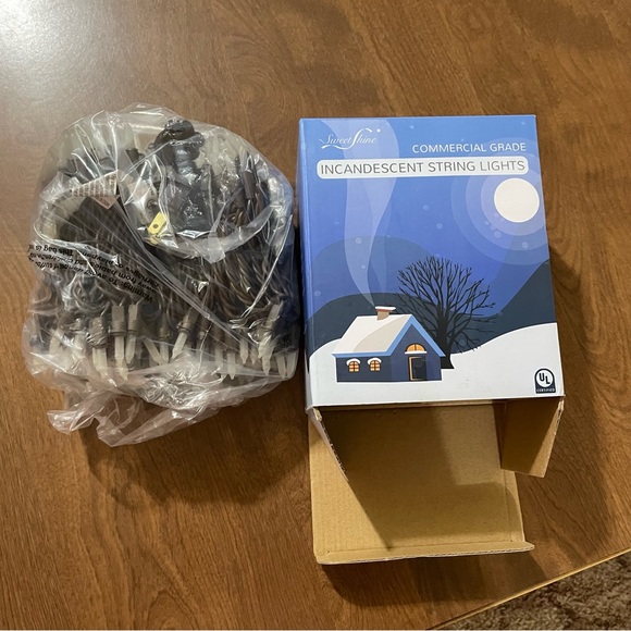 Indoor/outdoor incandescent string lights NWT - Picture 3 of 3